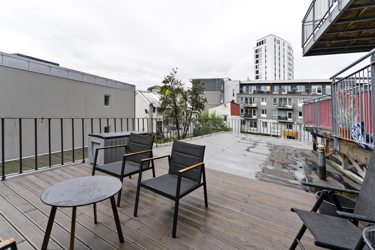 Toppleilighet Med Utsikt I Sentrum Nord Tromsø Exterior foto