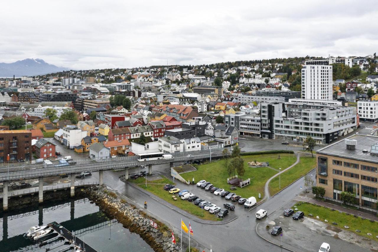 Toppleilighet Med Utsikt I Sentrum Nord Tromsø Exterior foto