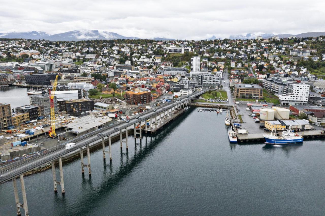 Toppleilighet Med Utsikt I Sentrum Nord Tromsø Exterior foto